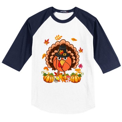 Thanksgiving Turkey Costume Basketball Ball Lover Player Gift Baseball Sleeve Shirt