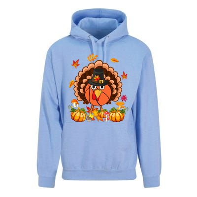 Thanksgiving Turkey Costume Basketball Ball Lover Player Gift Unisex Surf Hoodie