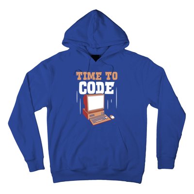 Time To Code Code It Programming Coder Programmer Coding Great Gift Hoodie