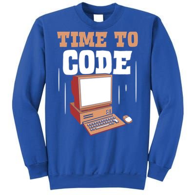 Time To Code Code It Programming Coder Programmer Coding Great Gift Sweatshirt