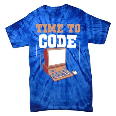 Time To Code Code It Programming Coder Programmer Coding Great Gift Tie-Dye T-Shirt