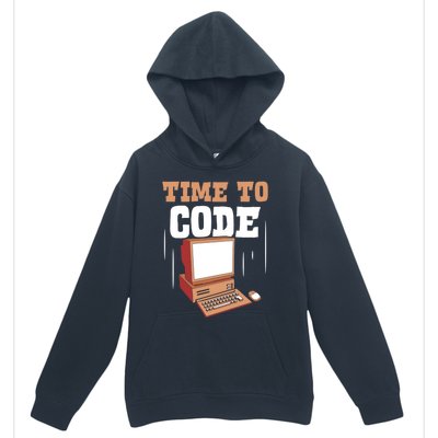 Time To Code Code It Programming Coder Programmer Coding Great Gift Urban Pullover Hoodie