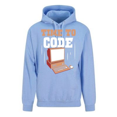 Time To Code Code It Programming Coder Programmer Coding Great Gift Unisex Surf Hoodie