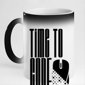 Time To Code Coder Programming Programmer Coding Code It Great Gift 11oz Black Color Changing Mug