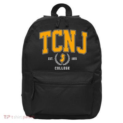 Tcnj The College Of New Jersey Arch 16 in Basic Backpack
