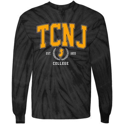 Tcnj The College Of New Jersey Arch Tie-Dye Long Sleeve Shirt