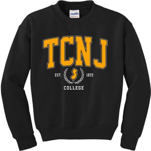 Tcnj The College Of New Jersey Arch Kids Sweatshirt