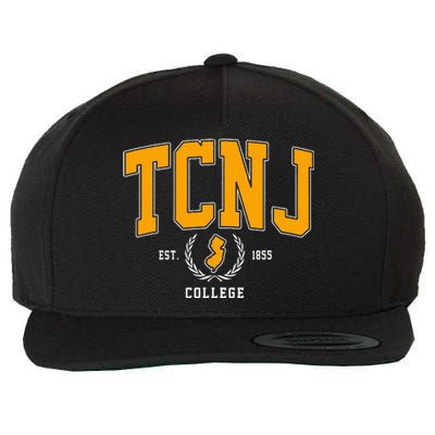 Tcnj The College Of New Jersey Arch Wool Snapback Cap