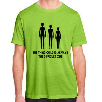 The Third Child Is Always The Difficult One Adult ChromaSoft Performance T-Shirt