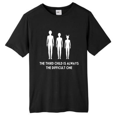 The Third Child Is Always The Difficult One Tall Fusion ChromaSoft Performance T-Shirt