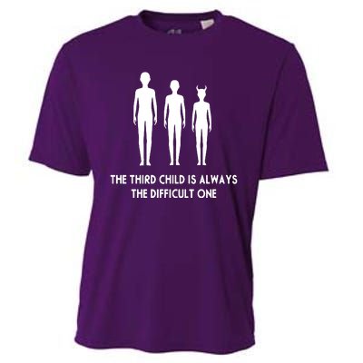 The Third Child Is Always The Difficult One Cooling Performance Crew T-Shirt