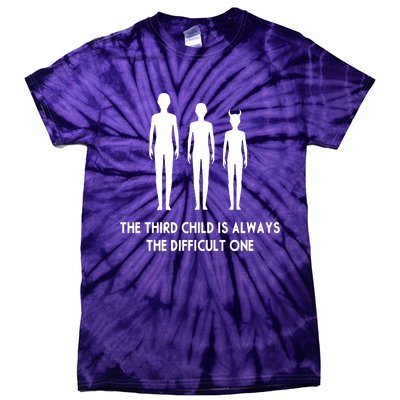 The Third Child Is Always The Difficult One Tie-Dye T-Shirt