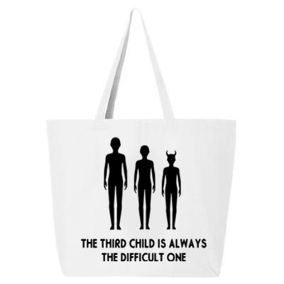 The Third Child Is Always The Difficult One 25L Jumbo Tote