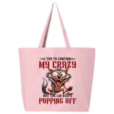 Trying To Contain My Crazy But Lid Keeps Popping Off Wolf 25L Jumbo Tote