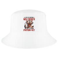 Trying To Contain My Crazy But Lid Keeps Popping Off Wolf Cool Comfort Performance Bucket Hat
