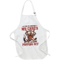 Trying To Contain My Crazy But Lid Keeps Popping Off Wolf Apron