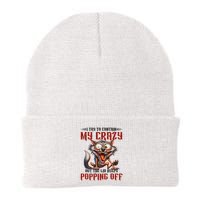 Trying To Contain My Crazy But Lid Keeps Popping Off Wolf Beanie