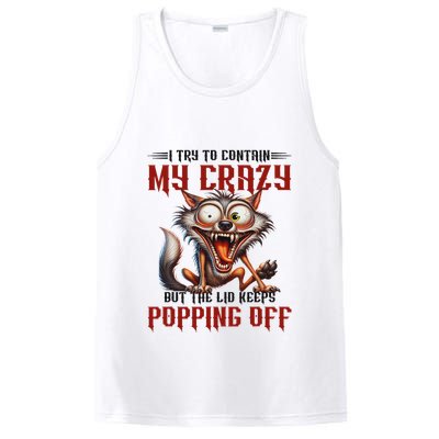 Trying To Contain My Crazy But Lid Keeps Popping Off Wolf PosiCharge Competitor Tank