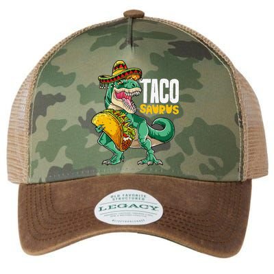 Tacosaurus Taco Cinco De Mayo Dinosaur T Rex Legacy Tie Dye Trucker Hat