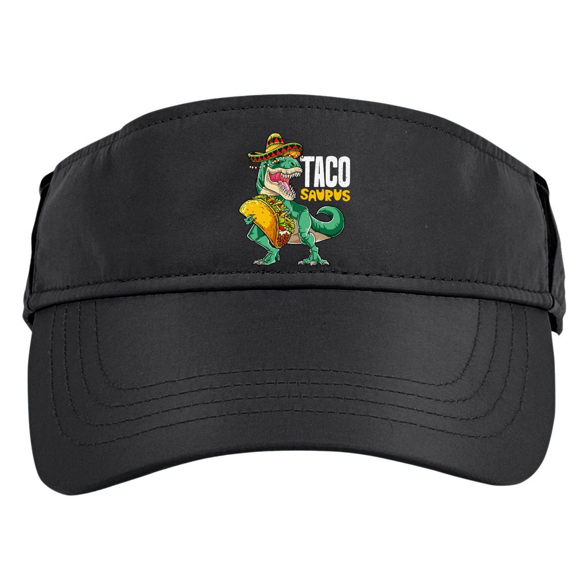 Tacosaurus Taco Cinco De Mayo Dinosaur T Rex Adult Drive Performance Visor