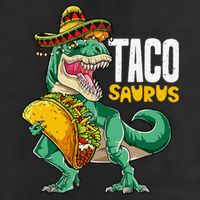 Tacosaurus Taco Cinco De Mayo Dinosaur T Rex Adult Drive Performance Visor