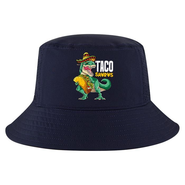 Tacosaurus Taco Cinco De Mayo Dinosaur T Rex Cool Comfort Performance Bucket Hat