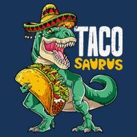 Tacosaurus Taco Cinco De Mayo Dinosaur T Rex Cool Comfort Performance Bucket Hat