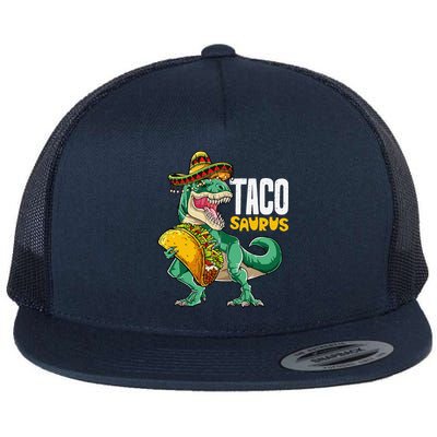 Tacosaurus Taco Cinco De Mayo Dinosaur T Rex Flatbill Hat