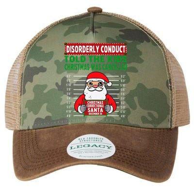 Told The Christmas Cancelled North Pole Correctional Legacy Tie Dye Trucker Hat