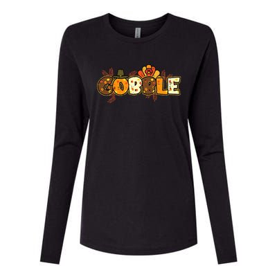 Thanksgiving Turkey Celebration Joyful Festivities Womens Cotton Relaxed Long Sleeve T-Shirt