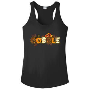 Thanksgiving Turkey Celebration Joyful Festivities Ladies PosiCharge Competitor Racerback Tank