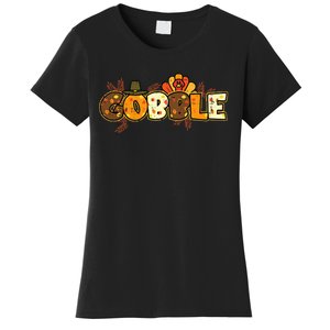 Thanksgiving Turkey Celebration Joyful Festivities Women's T-Shirt