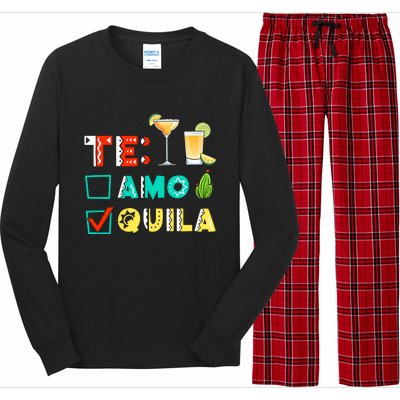 TeAmo Tequila Cinco De Mayo Fiesta Bachelorette Nacho Average Long Sleeve Pajama Set