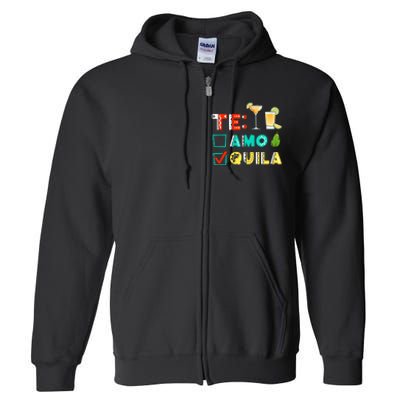 TeAmo Tequila Cinco De Mayo Fiesta Bachelorette Nacho Average Full Zip Hoodie