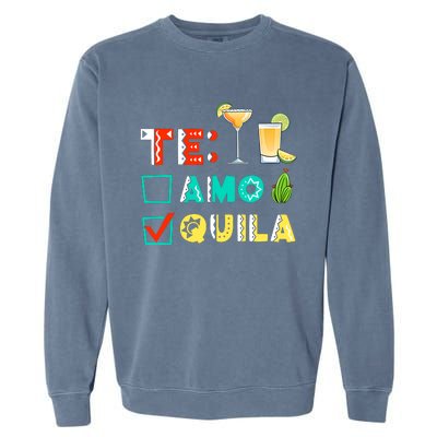 TeAmo Tequila Cinco De Mayo Fiesta Bachelorette Nacho Average Garment-Dyed Sweatshirt