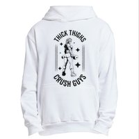 Thick Thighs Crush Guys Gym Workout Fitness Bodybuilding Urban Pullover Hoodie