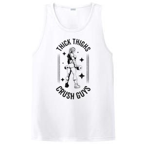 Thick Thighs Crush Guys Gym Workout Fitness Bodybuilding PosiCharge Competitor Tank