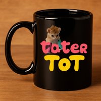 Tater Tot Cute Cat 11oz C Handle Ceramic Mug