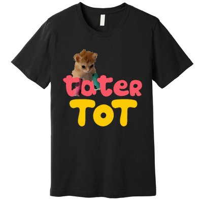 Tater Tot Cute Cat Premium T-Shirt