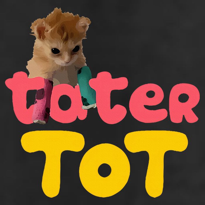 Tater Tot Cute Cat 25L Jumbo Tote