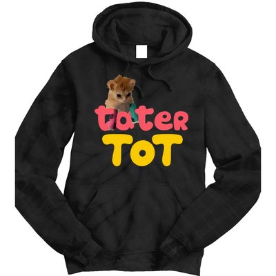 Tater Tot Cute Cat Tie Dye Hoodie