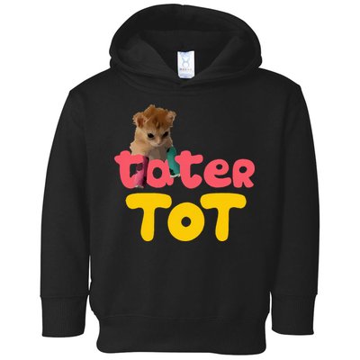 Tater Tot Cute Cat Toddler Hoodie