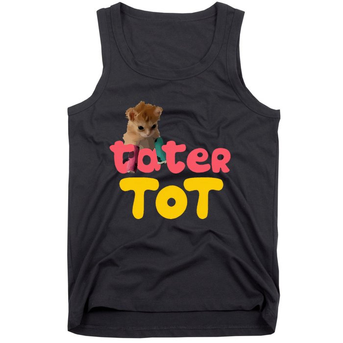 Tater Tot Cute Cat Tank Top