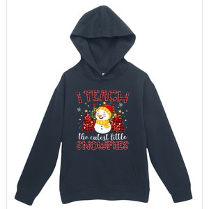 Teach The Cutest Snowmies Teacher Christmas Pajamas Xmas Urban Pullover Hoodie