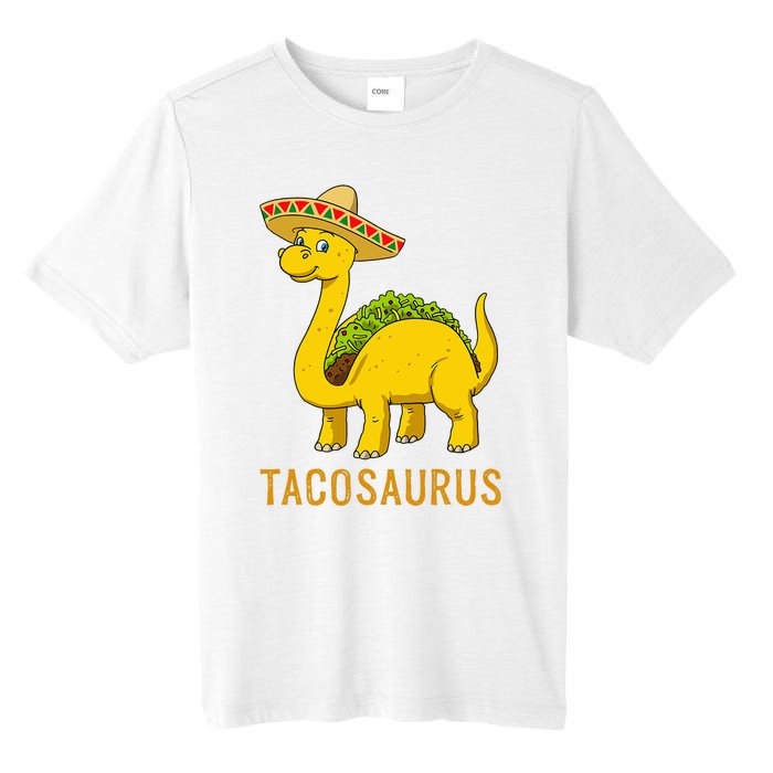 Taco Tuesday Cinco de Mayo Taco Dinosaur Tacosaurus Tall Fusion ChromaSoft Performance T-Shirt