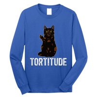 Tortitude Tortoiseshell Cat Owner Tortie Cat Lover Long Sleeve Shirt