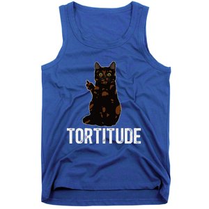 Tortitude Tortoiseshell Cat Owner Tortie Cat Lover Tank Top