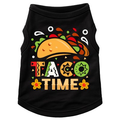 Taco Time, Cinco De Mayo T , Tacos Doggie Tank