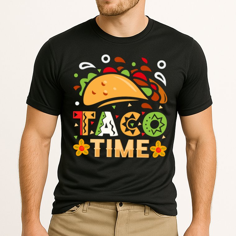 Taco Time, Cinco De Mayo T , Tacos Cooling Performance Crew T-Shirt