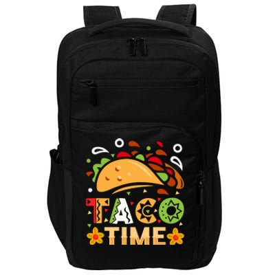 Taco Time, Cinco De Mayo T , Tacos Impact Tech Backpack